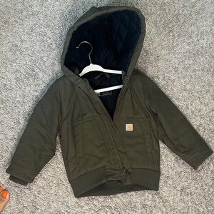 Carhartt Dark Green Hooded Jacket